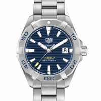 Tag Heuer Aquaracer Automatic Blue Dial Silver Steel Strap Watch for Men - WBD2112.BA0928