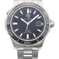 Tag Heuer Aquaracer Caliber 5 Automatic Black Dial Silver Steel Strap Watch for Men - WAK2110.BA0830