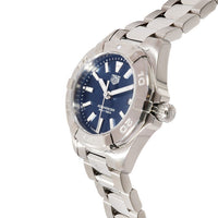 Tag Heuer Aquaracer Blue Dial Silver Steel Strap Watch for Women - WBD1412.BA0741
