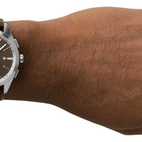 Emporio Armani Claudio Chronograph Brown Dial Brown Leather Strap Watch For Men - AR11482