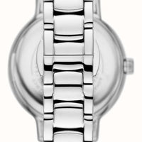 Emporio Armani Cleo Crystals Mother Of Pearl Dial Silver Steel Strap Watch For Women - AR11484