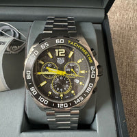 Tag Heuer Formula 1 Chronograph Grey Dial Silver Steel Strap Watch for Men - CAZ101AG.BA0842