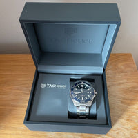 Tag Heuer Aquaracer Blue Dial Silver Steel Strap Watch for Men - WAY101C.BA0746