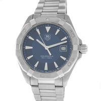 Tag Heuer Aquaracer Quartz Blue Dial Silver Steel Strap Watch for Men - WAY1112.BA0928