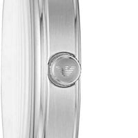 Emporio Armani Herren White Dial Brown Leather Strap Watch For Men - AR11103