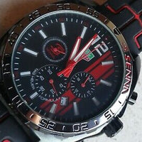Tag Heuer Formula 1 Senna Special Edition Black Dial Two Tone Rubber Strap Watch for Men - WAZ1014.FT8027