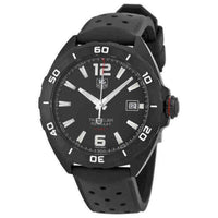 Tag Heuer Formula 1 Automatic Black Dial Black Rubber Strap Watch for Men - WAZ2115.FT8023