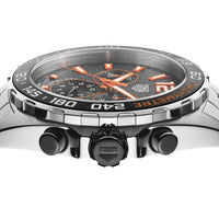 Tag Heuer Formula 1 Chronograph Ceramic Black Dial Silver Steel Strap Watch for Men - CAZ101AH.BA0842