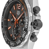 Tag Heuer Formula 1 Chronograph Ceramic Black Dial Silver Steel Strap Watch for Men - CAZ101AH.BA0842