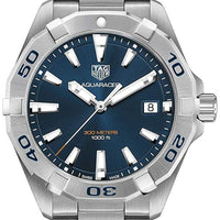 Tag Heuer Aquaracer Automatic Blue Dial Silver Steel Strap Watch for Men - WBD2112.BA0928