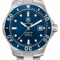 Tag Heuer Aquaracer Caliber 5 Automatic Blue Dial Silver Steel Strap Watch for Men - WAN2111.BA0822