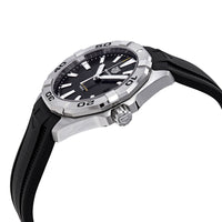 Tag Heuer Aquaracer Quartz Black Dial Black Rubber Strap Watch for Men -  WBD1110.FT8021