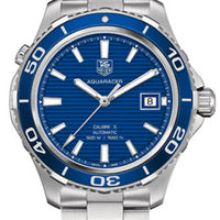 Tag Heuer Aquaracer Calibre 5 Automatic Blue Dial Silver Steel Strap Watch for Men - WAK2111.BA0830