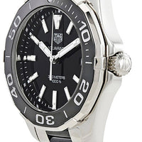 Tag Heuer Aquaracer Quartz Black Dial Two Tone Steel Strap Watch for Men - WAY131A.BA0913
