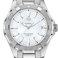 Tag Heuer Aquaracer Mother of Pearl Dial Silver Steel Strap Watch for Women - WBD131A.BA0748