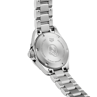 Tag Heuer Aquaracer Quartz Black Dial Silver Steel Strap Watch for Women - WBD1410.BA0741