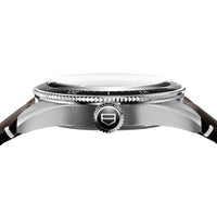 Tag Heuer Autavia Automatic Grey Dial Brown Leather Strap Watch for Men - WBE5114.FC8266