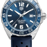 Tag Heuer Formula 1 Bucherer Blue Edition Blue Dial Blue Calfskin Strap Watch for Men - WAZ2015.FT8023