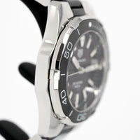 Tag Heuer Aquaracer Quartz Black Dial Two Tone Steel Strap Watch for Men - WAY131A.BA0913
