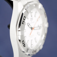Tag Heuer Aquaracer Quartz White Dial Silver Steel Strap Watch for Men - WBD1111.BA0928