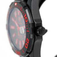 Tag Heuer Aquaracer Caliber 5 Black Dial Black Nylon Strap Watch for Men - WAY208A.FC6381