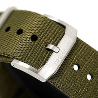 Tag Heuer Aquaracer Black Dial Khakhi Green NATO Strap Watch for Men - WAY101E.FC8222