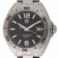 Tag Heuer Formula 1 Automatic Black Dial Silver Steel Strap Watch for Men - WAZ2113.BA0875