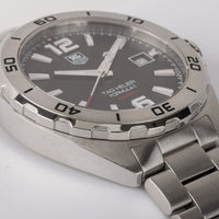 Tag Heuer Formula 1 Automatic Black Dial Silver Steel Strap Watch for Men - WAZ2113.BA0875