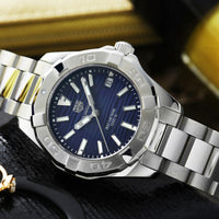 Tag Heuer Aquaracer Blue Dial Silver Steel Strap Watch for Women - WBD131D.BA0748
