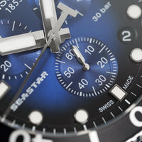 Tissot Seastar 1000 Chronograph Men's Graded Blue Watch T1204171104102