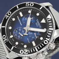 Tissot Seastar 1000 Chronograph Men's Graded Blue Watch T1204171104102
