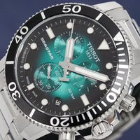 Tissot Chronograph Watch SEASTAR 1000 Green T1204171109101