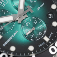 Tissot Chronograph Watch SEASTAR 1000 Green T1204171109101