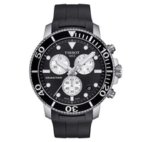 Tissot Chronograph Watch SEASTAR 1000 Black Rubber T1204171705100