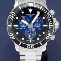 Tissot Seastar 1000 Chronograph Men's Graded Blue Watch T1204171104101