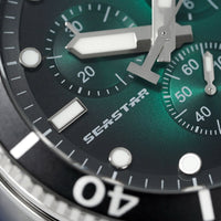 Tissot Chronograph Watch SEASTAR 1000 Green Mesh T1204171109100