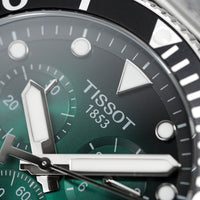 Tissot Chronograph Watch SEASTAR 1000 Green Mesh T1204171109100