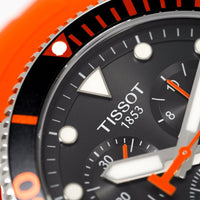 Tissot Chronograph Watch SEASTAR 1000 Orange T1204171705101