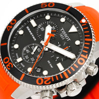 Tissot Chronograph Watch SEASTAR 1000 Orange T1204171705101