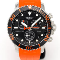 Tissot Chronograph Watch SEASTAR 1000 Orange T1204171705101