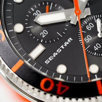 Tissot Chronograph Watch SEASTAR 1000 Orange T1204171705101
