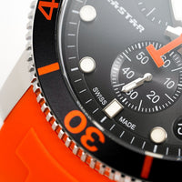 Tissot Chronograph Watch SEASTAR 1000 Orange T1204171705101
