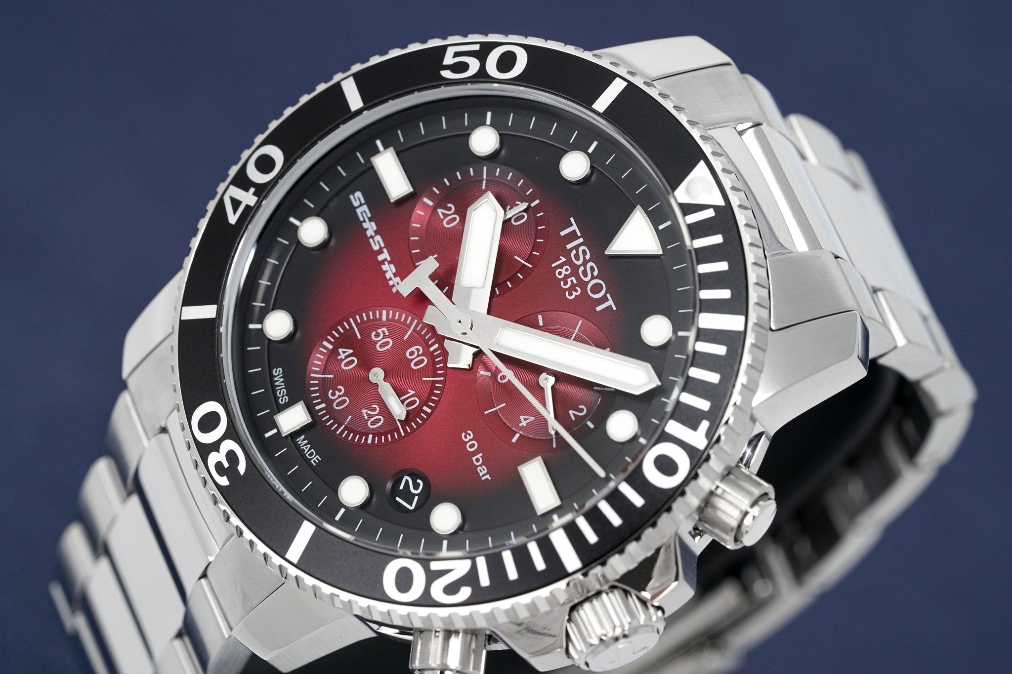 Tissot Chronograph Watch SEASTAR 1000 Red T1204171142100