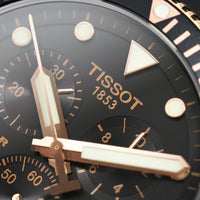 Tissot Chronograph Watch SEASTAR 1000 Rose Gold T1204173705100