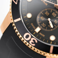 Tissot Chronograph Watch SEASTAR 1000 Rose Gold T1204173705100