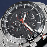 Tissot Men's Chronograph Watch PRS 516 Steel Red T1004171105101