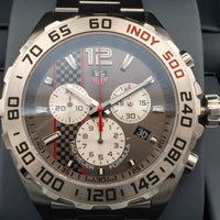 Tag Heuer Formula 1 Chronograph Grey Dial Silver Steel Strap Watch for Men - CAZ1114.BA0877