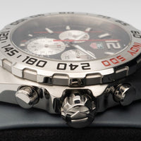 Tag Heuer Formula 1 Chronograph Grey Dial Silver Steel Strap Watch for Men - CAZ1114.BA0877