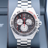 Tag Heuer Formula 1 Chronograph Grey Dial Silver Steel Strap Watch for Men - CAZ1114.BA0877