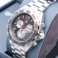 Tag Heuer Formula 1 Chronograph Grey Dial Silver Steel Strap Watch for Men - CAZ1114.BA0877